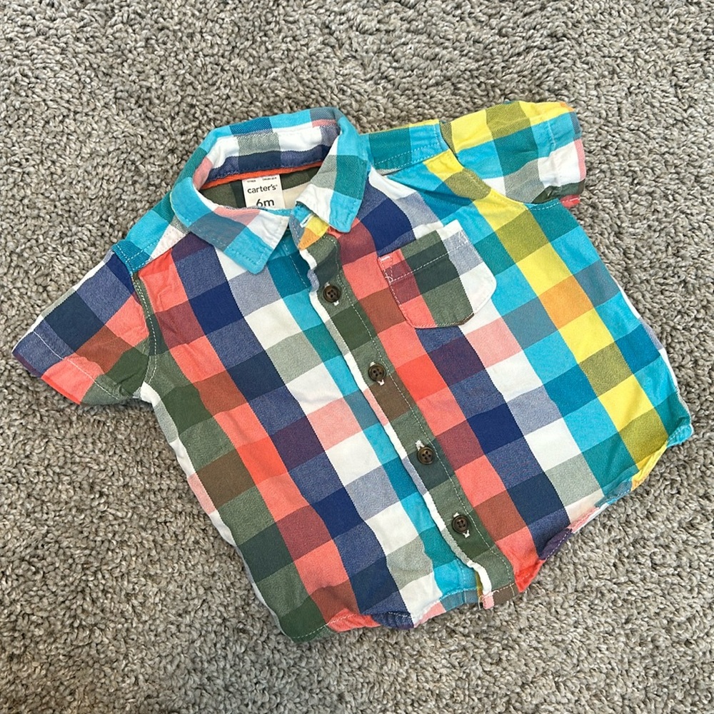 Plaid button up